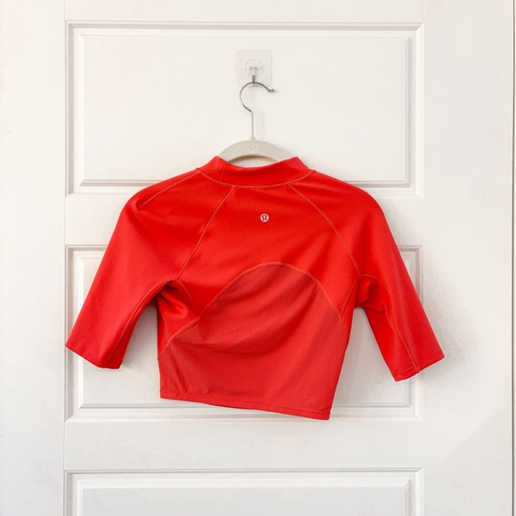 Lululemon Everlux and Mesh Cropped Short Sleeve - Picture 4 of 5
